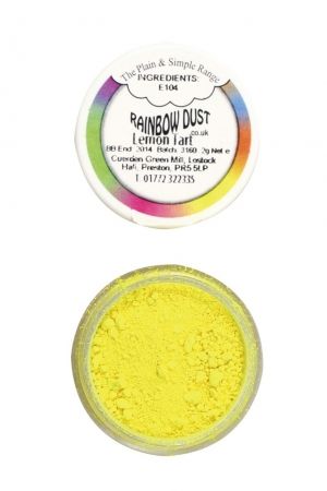 Rainbow Dust Plain and Simple Dust Colouring - Lemon Tart