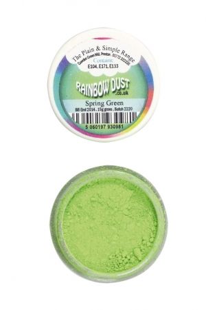 Rainbow Dust Plain - прахообразна боя - ПРОЛЕТНО ЗЕЛЕН / Spring Green