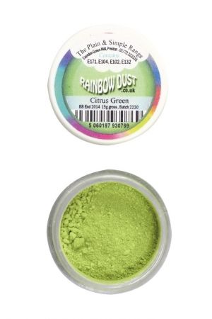 Rainbow Dust Plain - прахообразна боя - ЦИТРУСОВО ЗЕЛЕН / Citrus Green