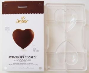  Hearts chocolate mold - 91.5/101sm 