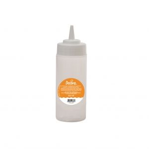 SQUEEZE DISPENSER BOTTLE 500 ML WITH TIPS Ø 4 to 2.8 MM