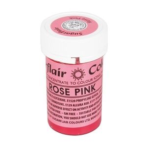 Sugarflair Paste Colour  - концентрирана боя РОЗА РОЗОВО - ROSE PINK - 25гр