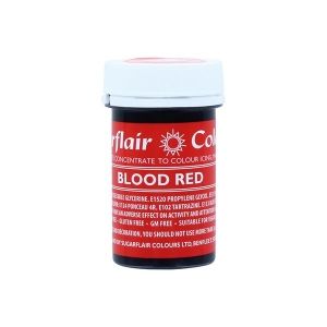 Sugarflair Paste Colours - Blood Red - 25g