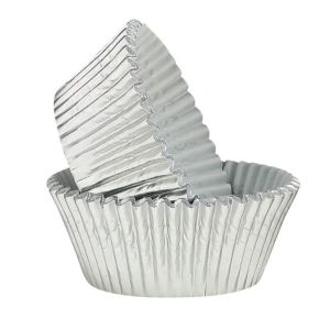 SILVER BAKING CUPS