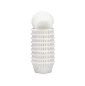 WHITE BAKING CUPS 27 X 17 MM