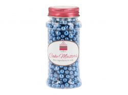 Cake Masters Soft sugar pearls metallic blue 5mm 80g