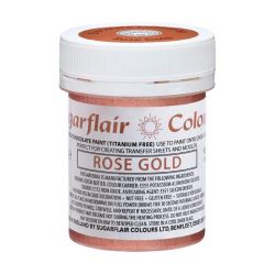  Sugarflair - боя за шоколад - ЗЛАТНА РОЗА - Rose Gold E171 free
