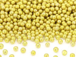 CM Basics Soft sugar pearls gold 7mm 60g