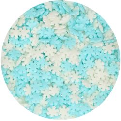 FunCakes Snowflakes White/Blue