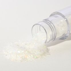 Magic Sparkles, Edible Iridescent Glitter – White Crystal 