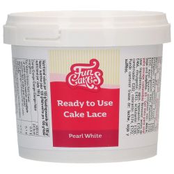 FunCakes Cake Lace Ready to Use Pearl White 