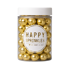 HappySprinkles - ЗЛАТНИ ШОКОЛАДОВИ ПЕРЛИ - GOLD CHOCO PEARLS