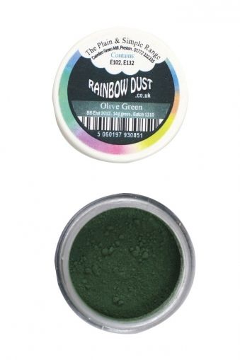 Rainbow Dust - прахообразна боя - Маслинено Зелен