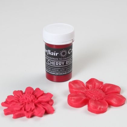 Sugarflair Paste Colour  - концентрирана боя ЧЕРЕША  - Cherry Red