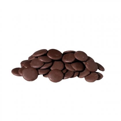 Оригинален белгийски шоколад - ЧЕРЕН -55% какао -0.5кг.
