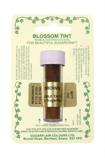 Sugarflair Blossom Tint Dusting Colours - Brown