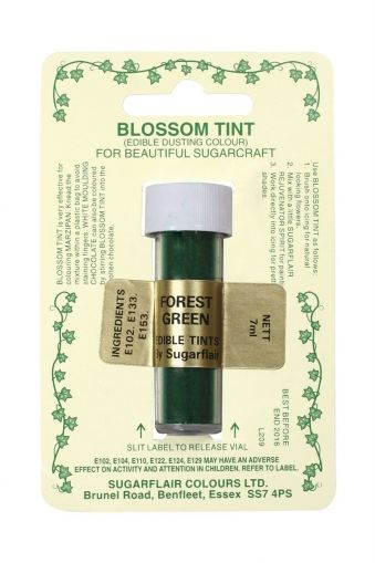 Sugarflair Blossom Tint Dusting Colours - Forest Green
