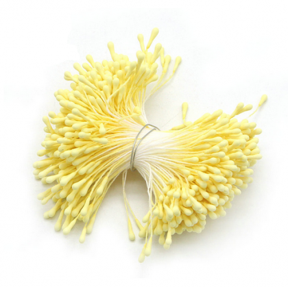 Yellow Matte Mini Tiny Pointed Stamen - 1mm