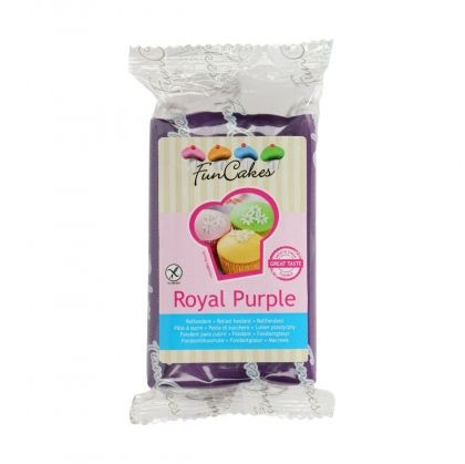 FUNCAKES захарно тесто ТЪМНО ЛИЛАВ  - Royal Purple - 250гр.