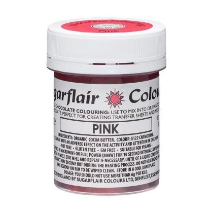  Sugarflair - боя за шоколад - РОЗОВО - Pink - 35гр.