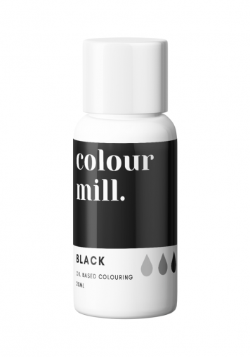 Colour Mill - концентриран оцветител на маслена основа ЧЕРЕН - BLACK - 20 ml