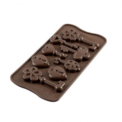 Silikomart Silicone Praline Mold Chocolate Key