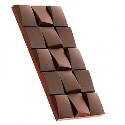 Поликарбонатен молд за шоколад - ТАБЛЕТ  NEW YORK - 75гр 143x72x10mm - 3 гнезда
