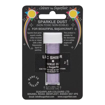 SUGARFLAIR SPARKLE DUST LILAC SHIMMER 2G