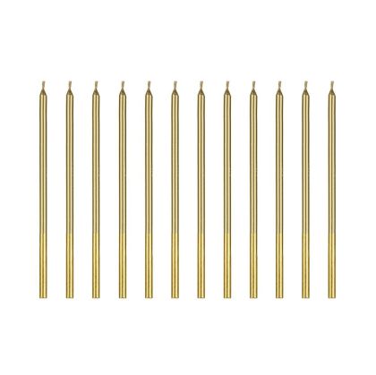 BIRTHDAY CANDLE TALL GOLD