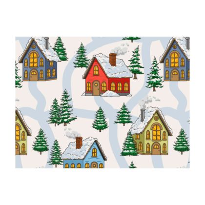 Decora Kутия за бисквитки СНЕЖЕН ПЕЙЗАЖ