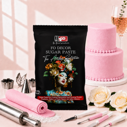 FO Coating Dough  BABY PINK - 1kg.