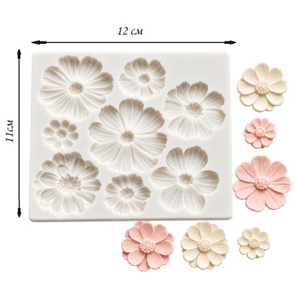 Flower shaped silicone Mold