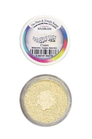 Rainbow Dust Plain - прахообразна боя - СМЕТАНА / Cream