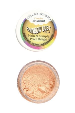 Rainbow Dust Plain - прахообразна боя - ТЕЛЕСЕН ЦВЯТ / Peach Delight