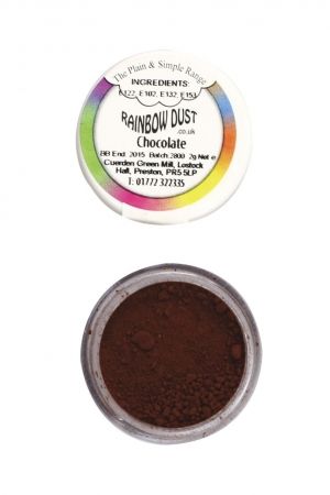 Rainbow Dust Plain - прахообразна боя - ШОКОЛАДОВО / Chocolate