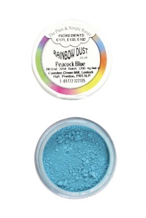 Rainbow Dust Plain - прахообразна боя - ЕЛЕКТРИКОВО СИН / Peacock Blue