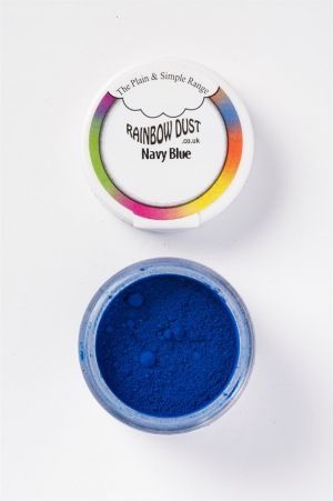 Rainbow Dust Plain - прахообразна боя - ТЪМНОСИН / Navy Blue