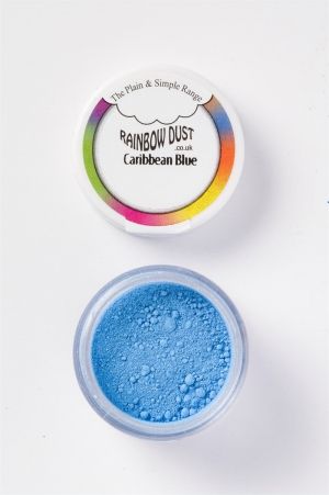 Rainbow Dust Plain - прахообразна боя - КАРИБСКО СИН / Caribbean Blue