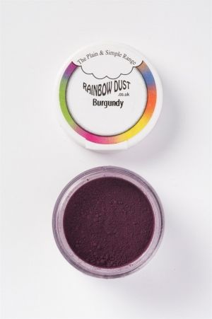 Rainbow Dust Plain - прахообразна боя - БУРГУНДСКО / Burgundy