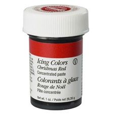 Wilton CHRISTMAS RED icing color 