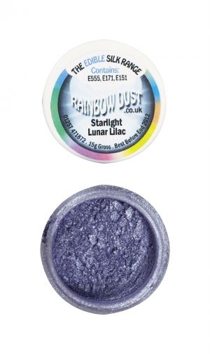 Rainbow Dust Edible Silk Range - Starlight Lunar Lilac
