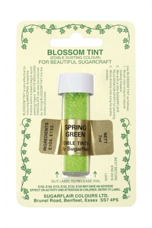 Sugarflair Blossom Tint Dusting Colours - Spring Green