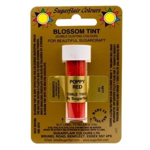 Sugarflair Blossom Tint Dusting Colours - Poppy Red