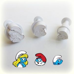 Smurfs Mini Plunger Cutter - 3 Set
