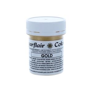 Sugarflair Chocolate Colouring Paint - Gold