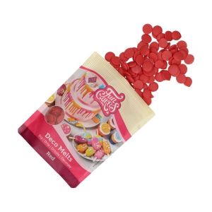FUNCAKES DECO MELTS -RED- 250G