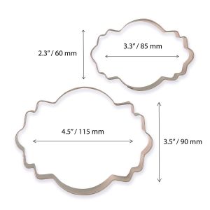 PME COOKIE AND CAKE PLAQUE STYLE 4 SET/2