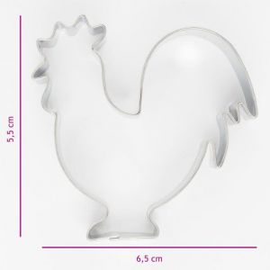 COOKIE CUTTER ROOSTER 6,5 CM