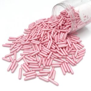 HappySprinkles - РОЗОВИ ПЕРЛЕНИ ПРЪЧИЦИ - PINK PEARLESCENT RODS 90гр.
