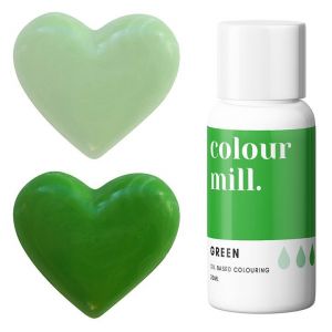 Colour Mill - концентриран оцветител на маслена основа ЗЕЛЕНО -  GREEN - 20 ml
